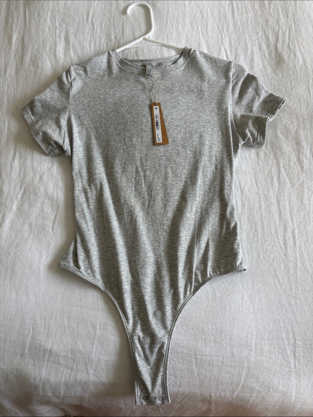 NWT Skims Heather Grey Bodysuit, Large